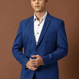 INVICTUS Solid Slim-Fit Single-Breasted Formal Blazer-picture-29