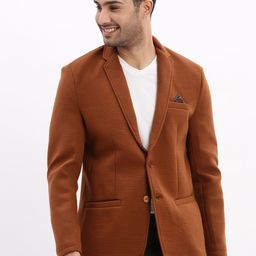 SHOWOFF Slim Fit Cotton Single Breasted Blazer-image-18