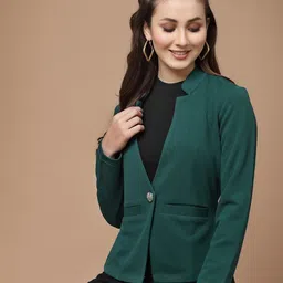 KASSUALLY Women Single-Breasted Blazer-16
