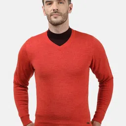 Monte Carlo Men Orange Pullover Sweater-image-47