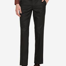 Greenfibre Men Tailored Slim Fit Formal Trousers-image-38