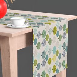 ArtzFolio Quirky Trees Print Dining Centre Table Runner-46