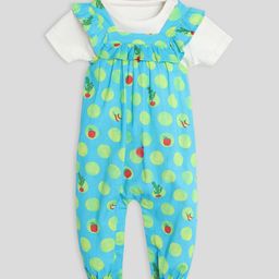 Somersault Girls Printed Round Neck Pure Cotton Clothing Set-image-60