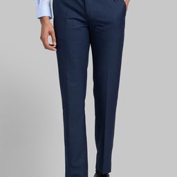 Raymond Men Self-Design Contemporary-Fit Formal Trouser-image-104