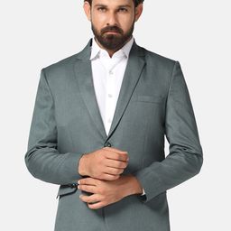 TAHVO Single-Breasted Slim-Fit Blazers-image-22