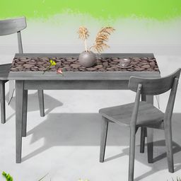 ArtzFolio Brown Pebbles Digital Printed Easy to Wash Table Runner-56