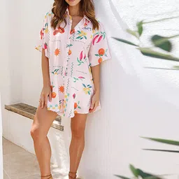 LULU & SKY Printed Boxy-Fit Playsuit-picture-19