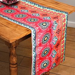 BELLA TRUE Red & Blue Digital Printed Table Runner-52