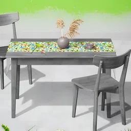 ArtzFolio Green and Blue Floral Printed Table Runner-28