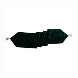 Home Heart Green Velvet Reversible Double Layered Table Runner-16