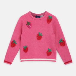 Chicco Girls Self Designed Ribbed Acrylic Pullover-image-37