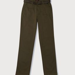 Gini and Jony Boys Olive Green Mid-Rise Trouser-image-33