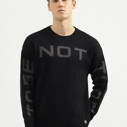 United Colors of Benetton Typography Printed Cotton Pullover Sweater-picture-24