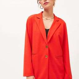 SASSAFRAS Notched Lapel Single-Breasted Blazer-picture-26
