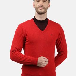 Monte Carlo Men Red Wool Sweater Vest-image-22