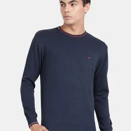 t-base Round Neck Pullover Cotton Sweatshirt-picture-10