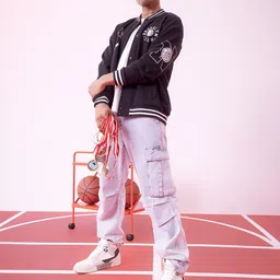 DeFacto Typography Printed Bomber Jacket-picture-27