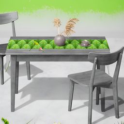 ArtzFolio Green Digital Printed Table Runner-2