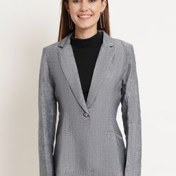 WESTCLO Notched Lapel Collar Single-Breasted Slim-Fit Casual Blazer-picture-23