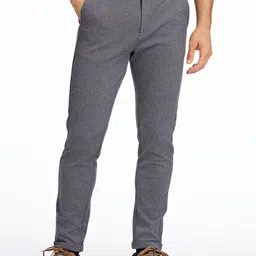 LINDBERGH Men Grey Slim Fit Trousers-image-75