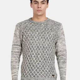 t-base Self Design Woollen Pullover Sweatshirt-image-4