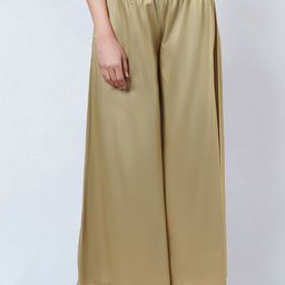 First Resort by Ramola Bachchan High-Rise Flared Cotton Palazzos-picture-34