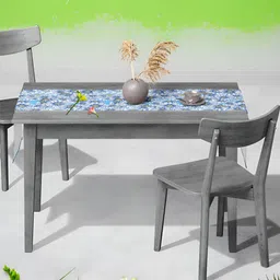 ArtzFolio Blue & White Floral Digital Printed Table Runner-25