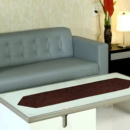 Home Heart Brown Quilted Reversible Table Runner-image-28