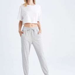 DeFacto Women Mid Rise Regular Fit Joggers-image-37