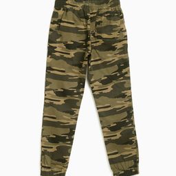 Campana Boys Camouflage Printed Cotton Joggers-image-40