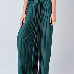 First Resort by Ramola Bachchan Women Mid-Rise Wide Leg Pleated Palazzo-picture-18