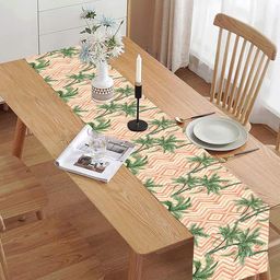 homewards Pink Floral Printed Table Runners-44