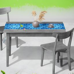 ArtzFolio Blue & White Digital Printed Table Runner-20