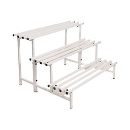 UGAOO White 3 Tier Rust Proof Metal Plant Stand-13