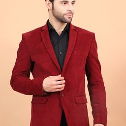 Wintage Corduroy Cotton Single Breasted Blazers-picture-44