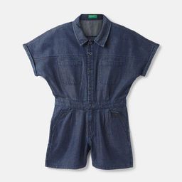 United Colors of Benetton Girl Cotton Romper-image-24