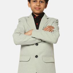 TAHVO Boys Single-Breasted Notched Lapel Slim Fit Blazers-image-60