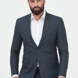 MR BUTTON Men Single-Breasted Formal Blazer-picture-51