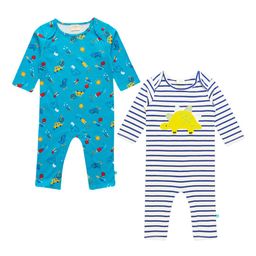 JusCubs Infants Boys Pack Of 2 Printed Rompers-picture-48