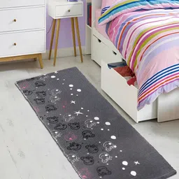 Saral Home Beige & Pink Printed Cotton Anti-Skid Floor Runner-picture-37