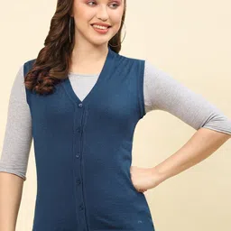 Monte Carlo V-Neck Sleeveless Cardigan-image-37