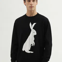 United Colors of Benetton Graphic Printed Cotton Pullover-picture-33