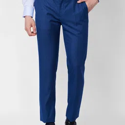 Raymond Men Contemporary-Fit Trousers-image-95