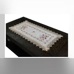 TANLOOMS Brown & Pink Embroidered Table Runners-image-88