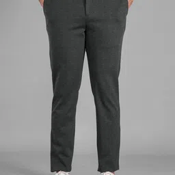 The Pant Project Men Tailored Slim Fit Wrinkle Free Trousers-1