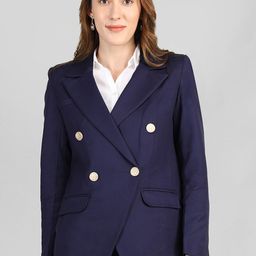 Dlanxa Women Double-Breasted Blazer-image-93