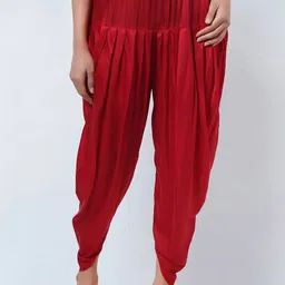 First Resort by Ramola Bachchan Women Cotton Regular Dhoti Pants-image-76