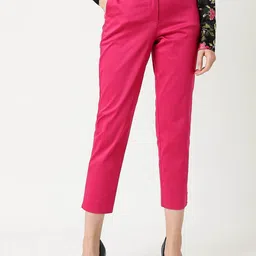 Marks & Spencer Women High-Rise Cropped Trousers-image-40