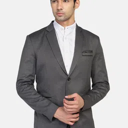TAHVO Notched lapel Collar Single-Breasted Casual Blazer-image-87