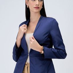 SALT ATTIRE Open Front Tailored-fit Blazer-picture-16